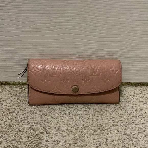 Louis Vuitton pink leather wallet - Picture 1 of 4